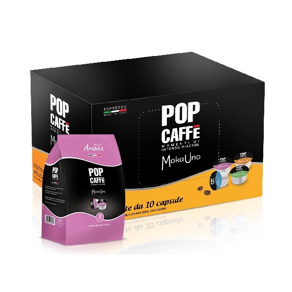 Кафе капсула Pop Caffe Arabica UNO System 100 бр. - 1