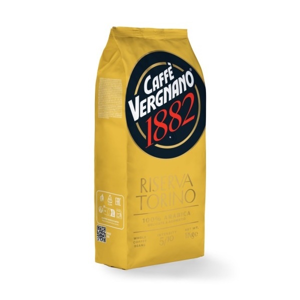 Кафе на зърна Caffé Vergnano Riserva Torino Arabica 1 кг. - 1