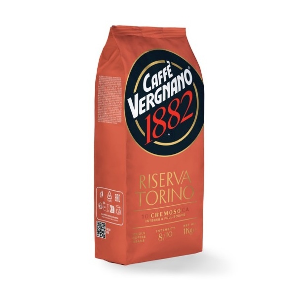 Кафе на зърна Caffé Vergnano Riserva Torino Cremoso 1 кг. - 1