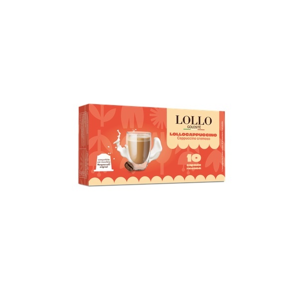 Кафе капсули Lollo Cappuccino Nespresso 10 бр.