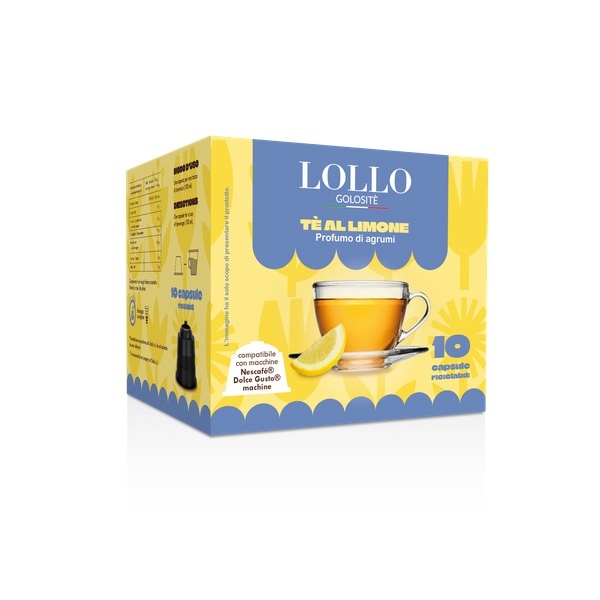 Чай капсули Lollo Tè al Limone Dolce Gusto 10 бр. - 1
