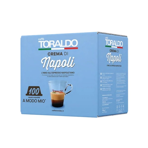 Кафе капсули Toraldo Crema di Napoli A modo Mio 100 бр.