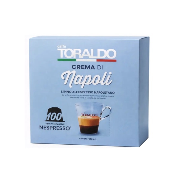 Кафе капсули Toraldo Crema di Napoli Nespresso 100 бр.
