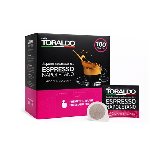Кафе дози Toraldo Espresso Napoletano Classica 100 бр. Кафе дози Toraldo Espresso Napoletano Classica 100 бр.