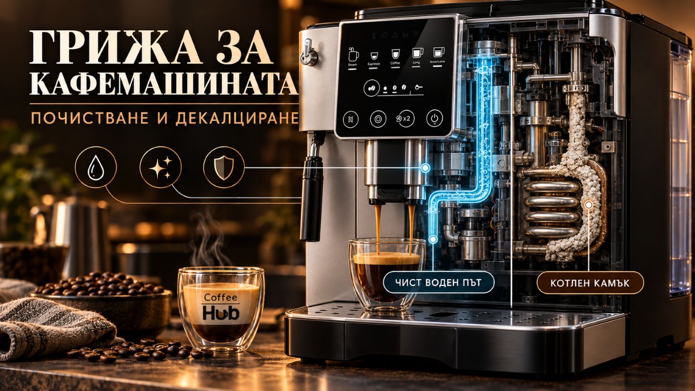 Почистване и декалциране на кафемашината R1