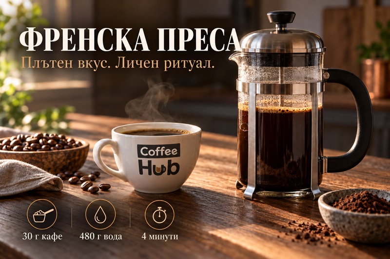 Френска преса - кафе за ценители и аристократи